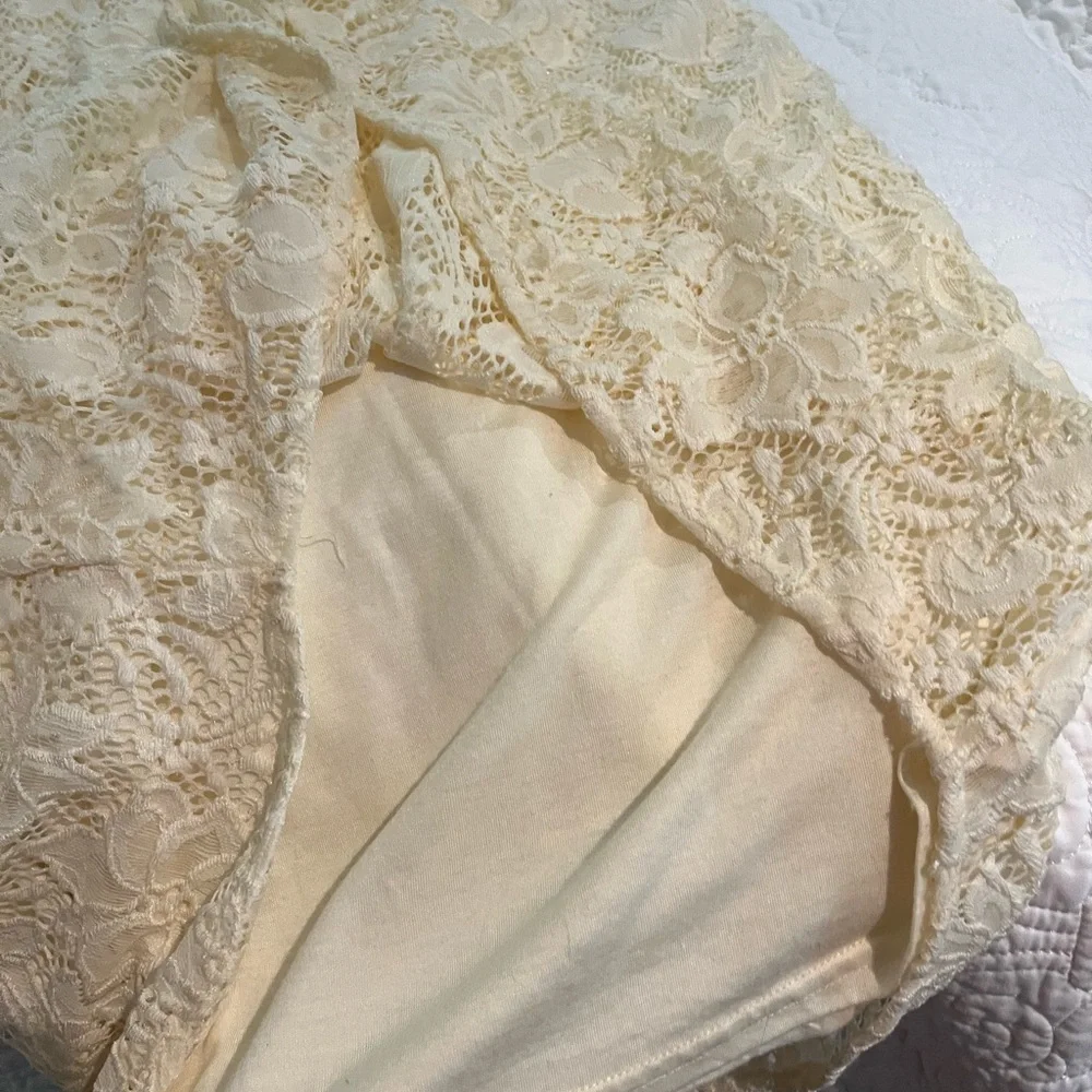 Altar’d State Lace Off-white Dress - Picture 5 of 8